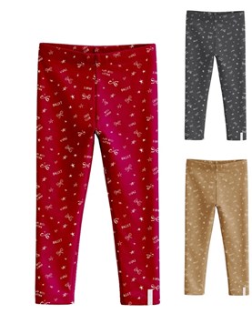 Leggin junior nena larga estampada moños.Gepetto