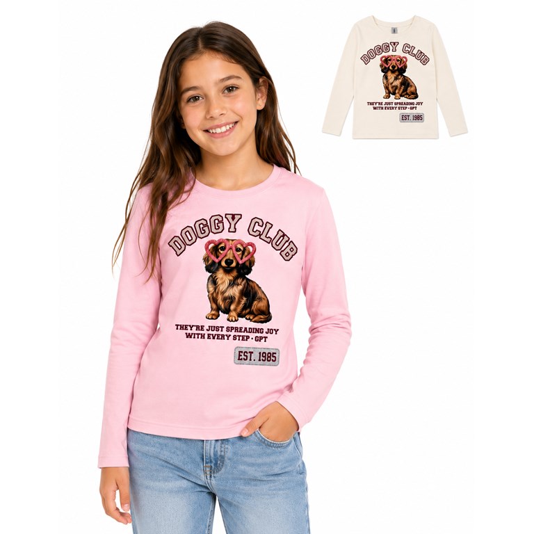REMERA MANGA LARGA PARA NENAV ESTAMAP 'SALCHI'. GEPETTO