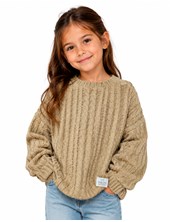 Sweater jr nena de tejido cadena. Gepetto