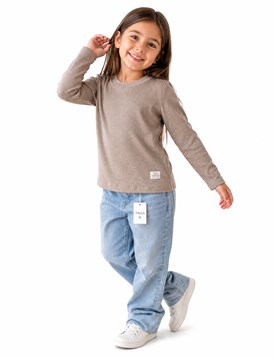 SWEATER SASHMERE TOUCH PARA NENA. GEPETTO