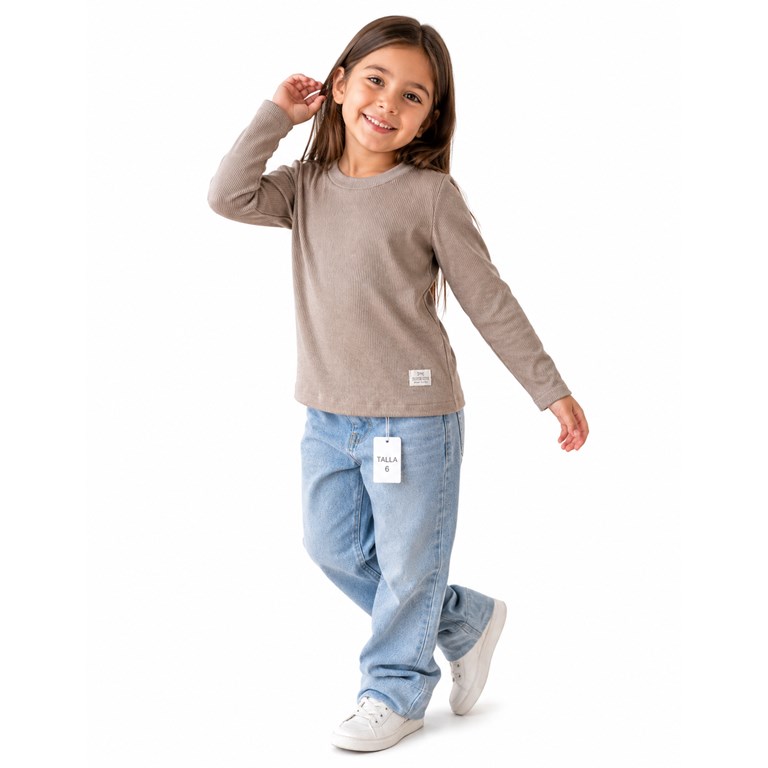 SWEATER SASHMERE TOUCH PARA NENA. GEPETTO