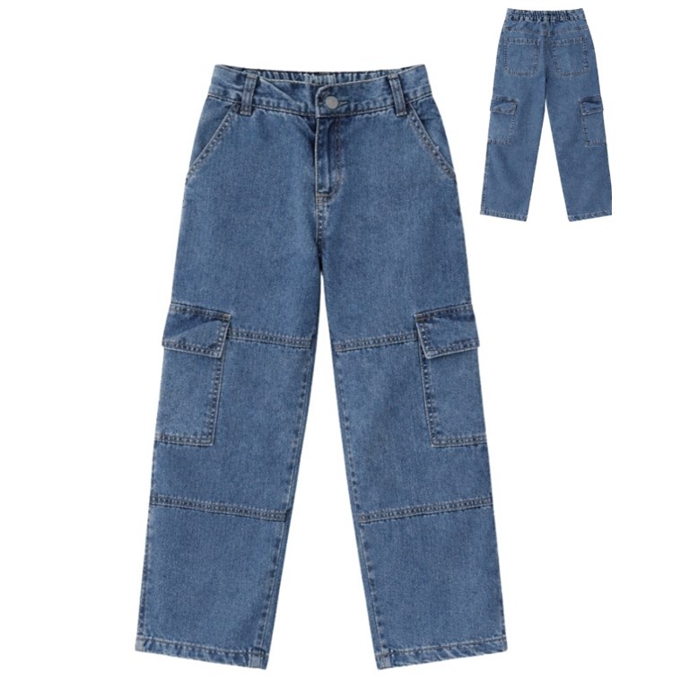 Jean recto junior varon cargo.Gepetto