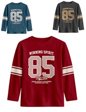 Remera junior varón con estampas frente y mangas '85'.Gepetto