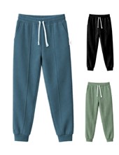 Jogger junior varón frisa con alforza.Gepetto