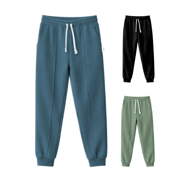 Jogger junior varón frisa con alforza.Gepetto