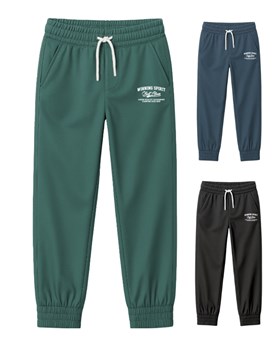 Jogger junior varón deportivo soft alo con logo.Gepetto