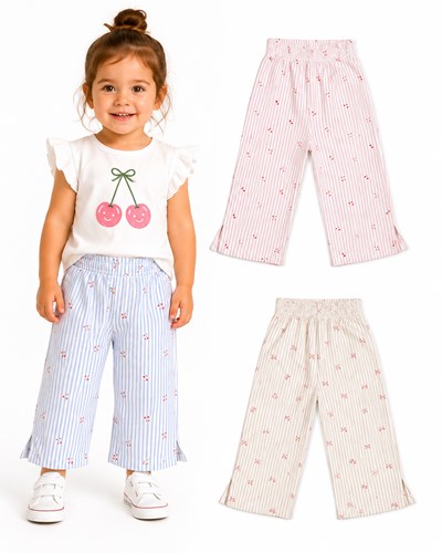 Capri beba de gabardina 6 oz estampada. varios estampados. Cintura elastizada. Gepetto