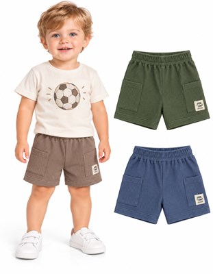 Bermuda para bebe cargo en wafle. Gepetto