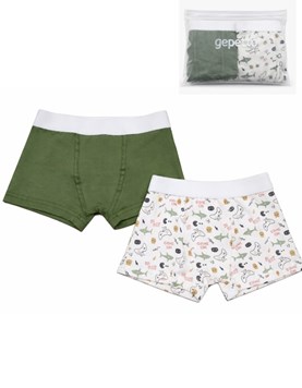BOXER PACK X2 UNIDADES LISO Y ESTAMPADO. GEPETTO