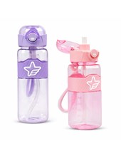 Bbotella de plástico libre de PBA y apto para alimentos. Tapa a presión con sistema hermético. FOOTY