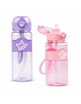 Bbotella de plástico libre de PBA y apto para alimentos. Tapa a presión con sistema hermético. FOOTY