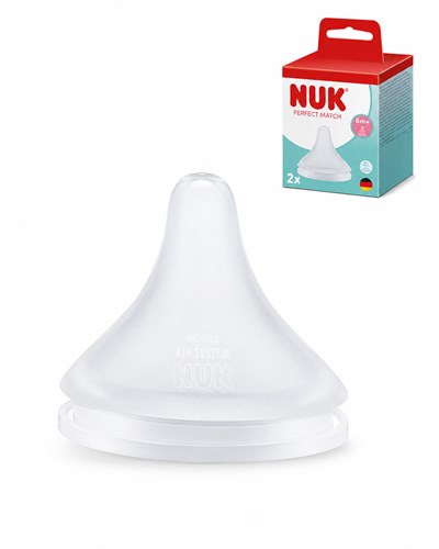 TETINAS X2 FERFECT MATCH FLUJO XL +6M. NUK