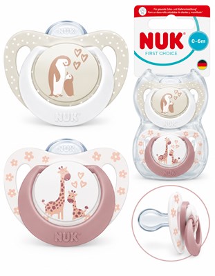Set Chup. First Choice 0-6m - Pingüino/Jirafa. Nuk