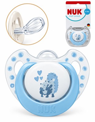 Chupete First Choice 0-6m Caballito de Mar. NUK