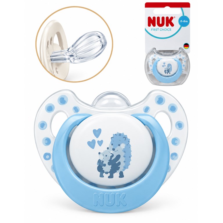 Chupete First Choice 0-6m Caballito de Mar. NUK