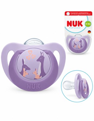 Chupete First Choice 18-36m - Canguro. Nuk