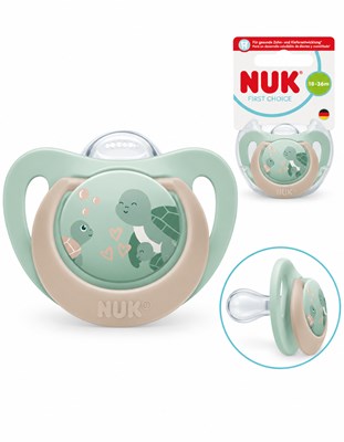 Chupete First Choice 18-36m - Tortuga. Nuk