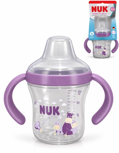 Vaso Aprendizaje PM 150 ml Hipopótamo - Violeta, NUK
