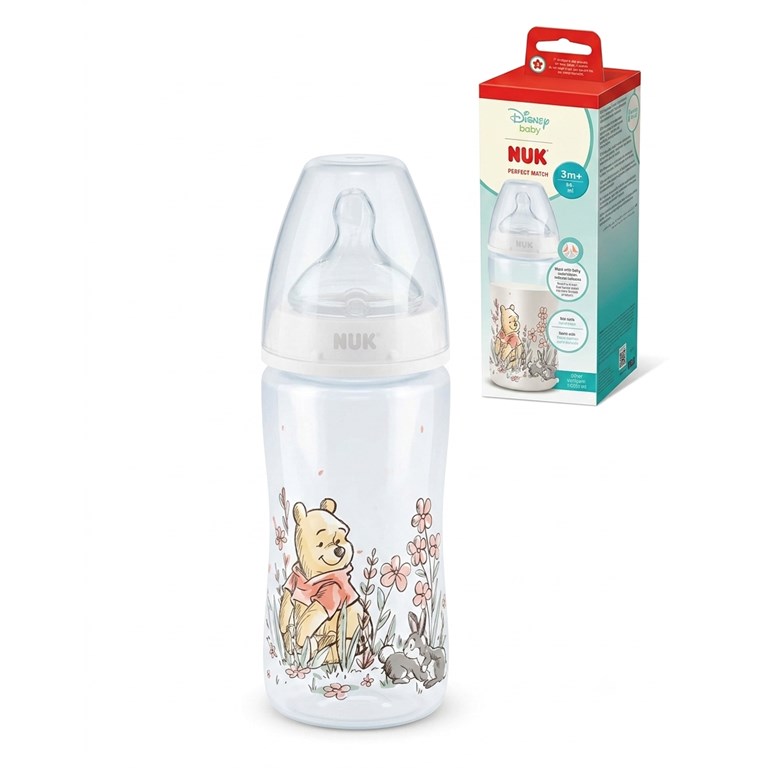 Mamadera Perfect Match 260ml CT Winnie the Pooh. NUK