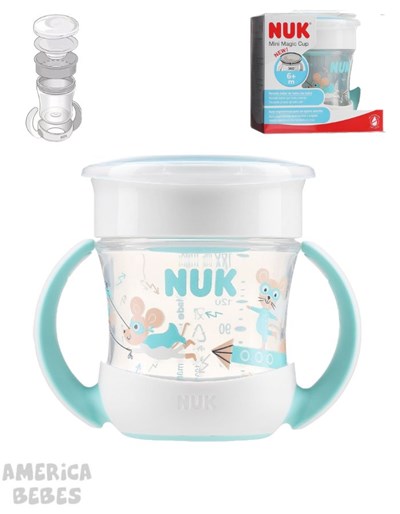VASO LINEA MINI MAGIC CUP VERDE ESTAMPADO RATON NUK