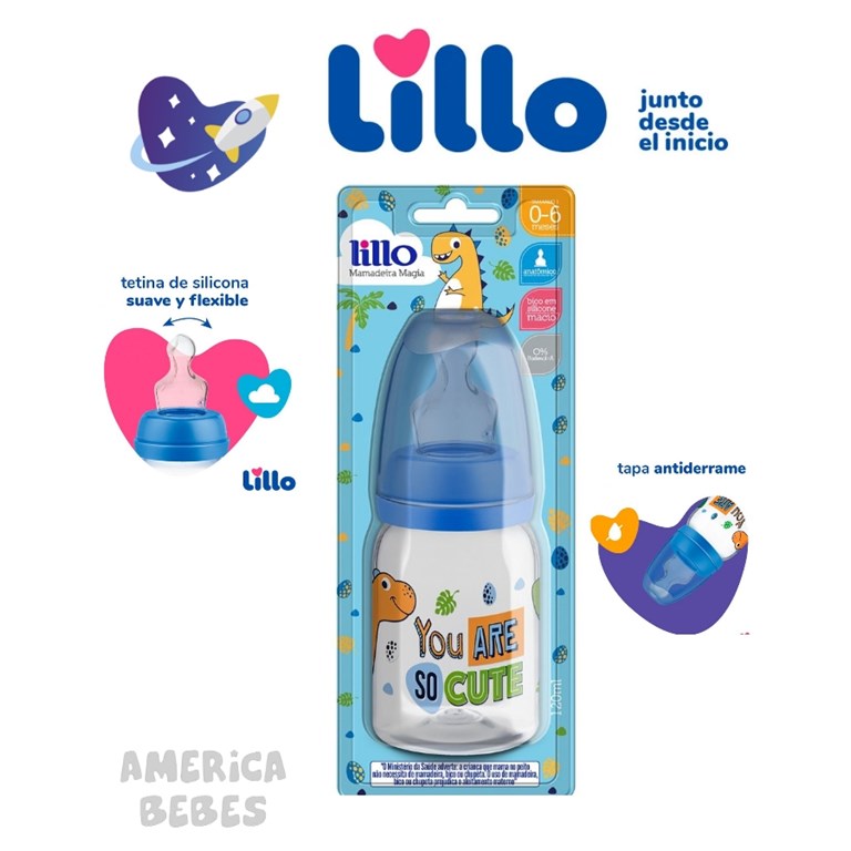 MAMADERA MAGIA 12 ML. 0 A 6 MESES AZUL LILLO