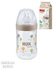 MAMADERA 260 ML PARA BEBES LINEA FOR NATURE NUK