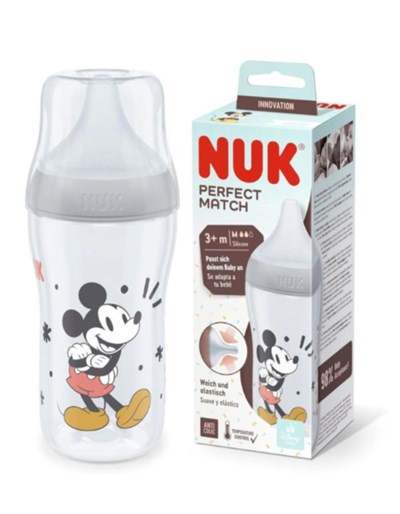 PROMO 20% OFF MAMADERA PERFECT MATCH +3M  260ML MICKEY. DISNEY