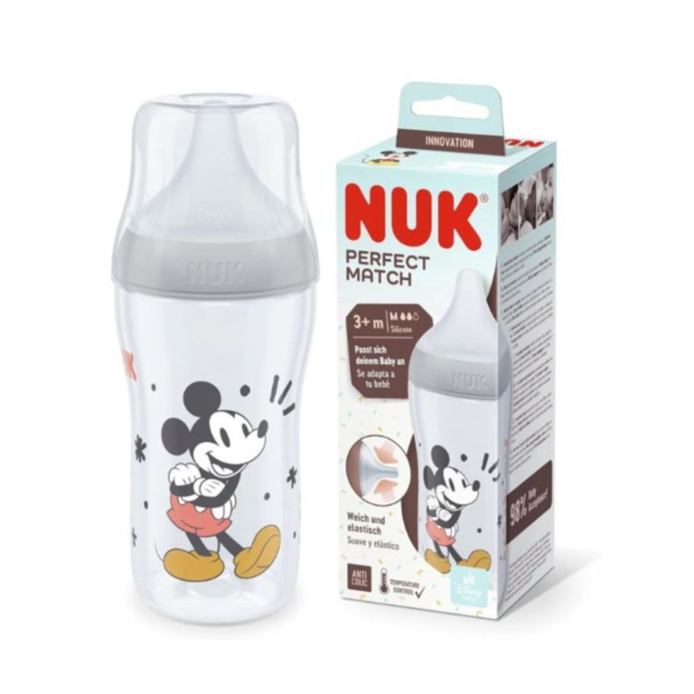 MAMADERA PERFECT MATCH +3M 260ML MICKEY. DISNEY