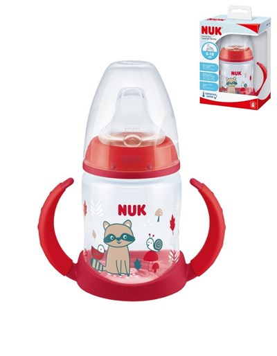 VASO ROJO APRENDIZAJE CON CONTROL TEMPERATURA 150ML. NUK