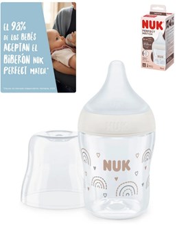 MAMADERA PERFECT MATCH 0+M 150 ML. NUK