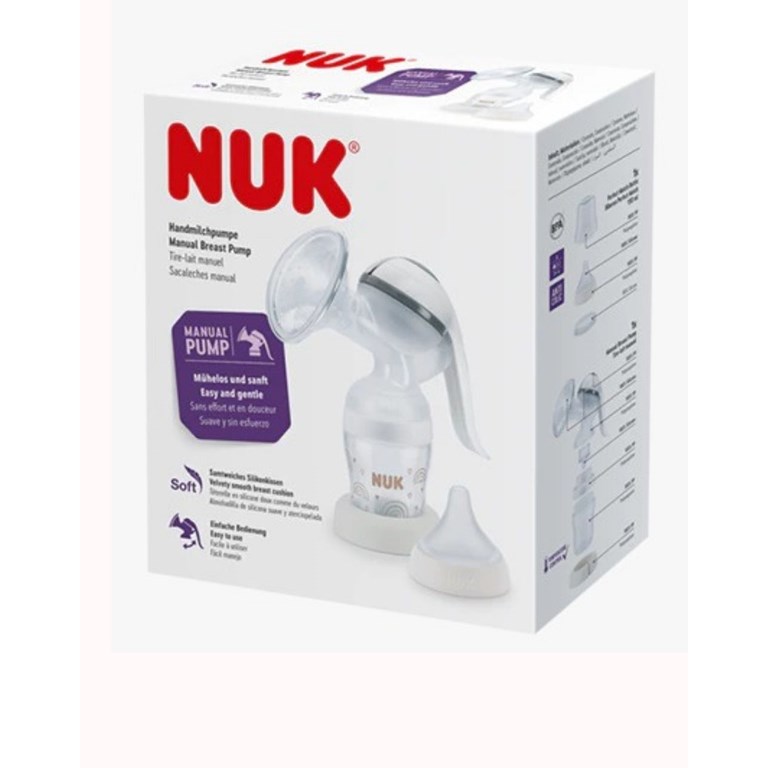 SACALECHE MANUAL BREAST PUMP. NUK