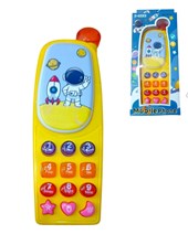 B151 CELULAR INFANTIL ASTRONAUTA CON LUZ Y SONIDO EN CAJA.