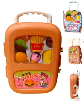 171-218 SET DE COMIDA X17 PCS EN VALIJA CON CARRITO