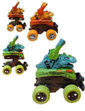 888 AUTO MOSNTER DINO CON MISIL X 12 PCS EN CAJA DISPLAY