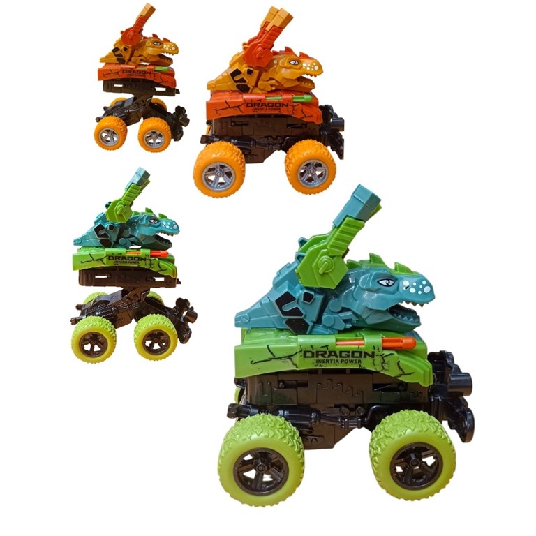 888 AUTO MOSNTER DINO CON MISIL X 12 PCS EN CAJA DISPLAY