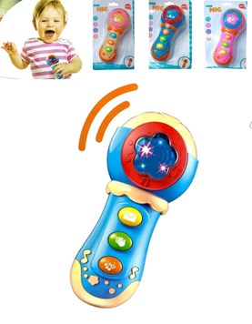 MS-24-01 MICROFONO INFANTIL A PILA CON LUZ Y SONIDO