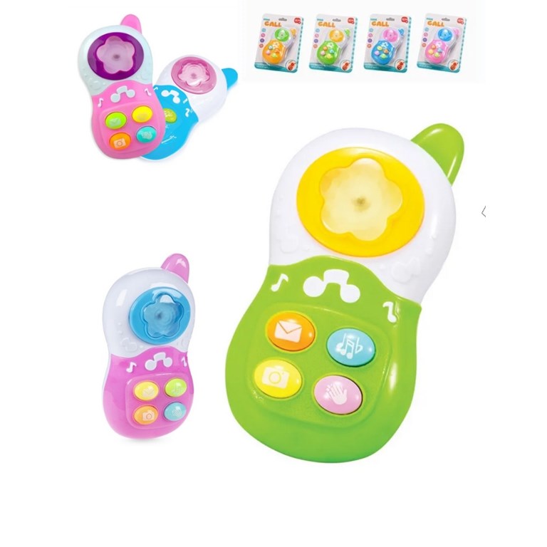 JI-24-01 CELULAR INFANTIL A PILA CON LUZ Y SONIDO