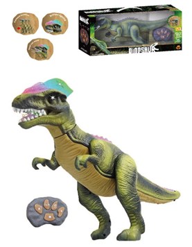 AP-24-10 DINOSAURIO GRANDE CON SONISDO A RADIO CONTROL EN CAJA