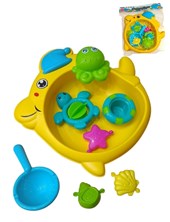 KS-32 SET DE BAÑO FORMA PEZ CON ACCESORIOS EN BOLSA PVC
