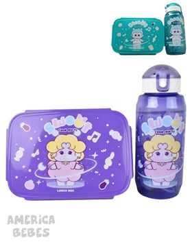 SET VIANDA MAS BOTELLA