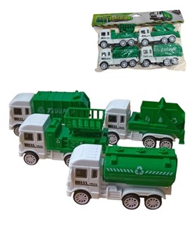 553-50 CAMION RECOLECTOR DE RECIDUOS X 4 EN BOLSA PVC