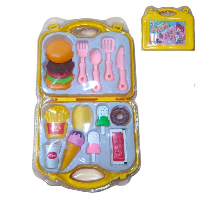 SET DE COMIDA X16PCS EN VALIJA 42 CM