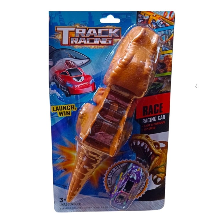 LANZADOR FORMA DINO LANZA AUTO EN BLISTER