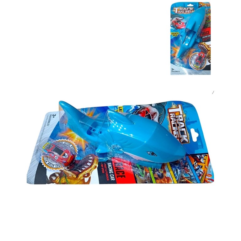 LANZADOR FORMA TIBURON LANZA AUTO EN BLISTER