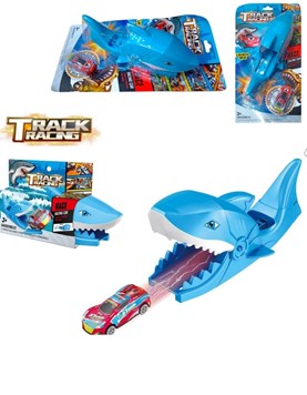 LANZADOR FORMA TIBURON LANZA AUTO EN BLISTER