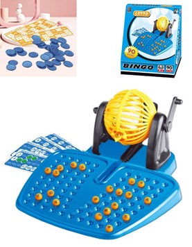 JM-24-07 JUEGO DE BINGO 90 NUMEROS Y 24 CARTONES