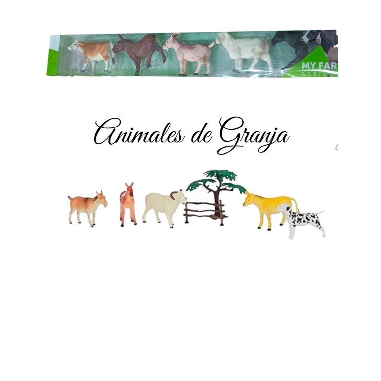 C967-1 ANIMALES DE GRANJA GRANDE X5