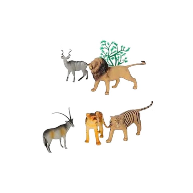 C968-1 ANIMALES DE SELVA GRANDE X5