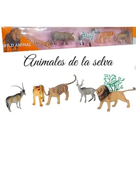 C968-1 ANIMALES DE SELVA GRANDE X5