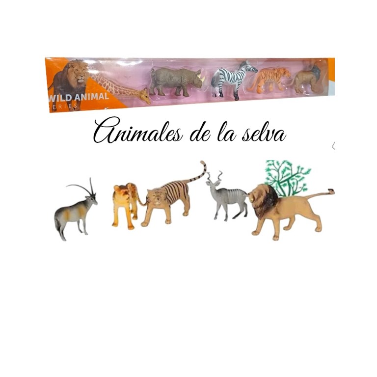 C968-1 ANIMALES DE SELVA GRANDE X5